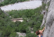 Leanne Cannon on Upper Virgin Canyon